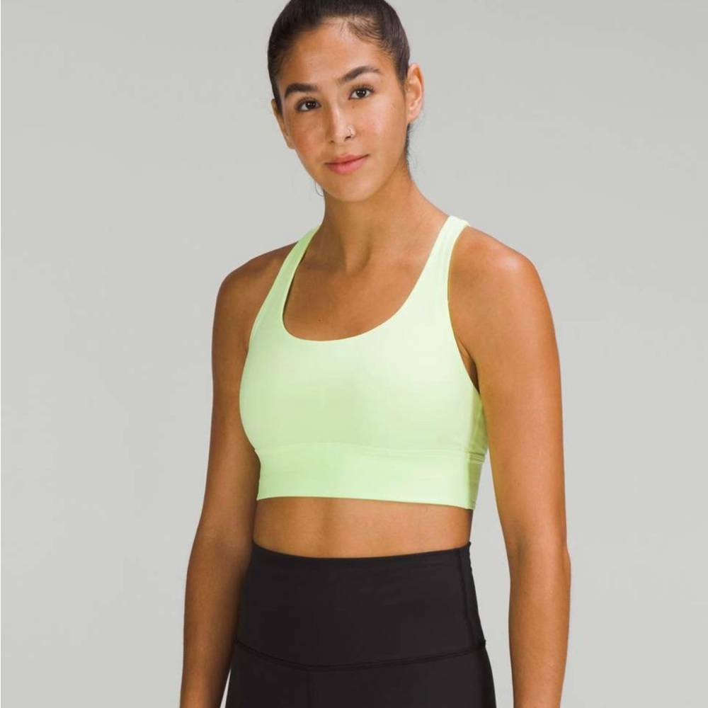 Lululemon Longline Energy Bra Faded Zap Size 8